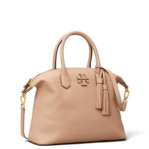 COPY - Tory Burch McGraw Slouchy Satchel in Devon Sand